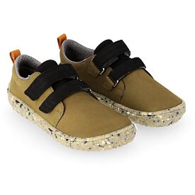Bőr gyerek barefoot tornacipő Jolly, zöld