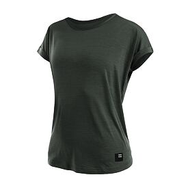 Női Sensor Merino Air Traveller póló - olive green