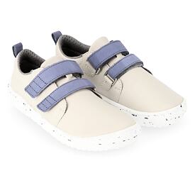 Bőr gyerek barefoot tornacipő Jolly, bézs