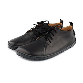 Női barefoot bőr cipő Olívia, fekete