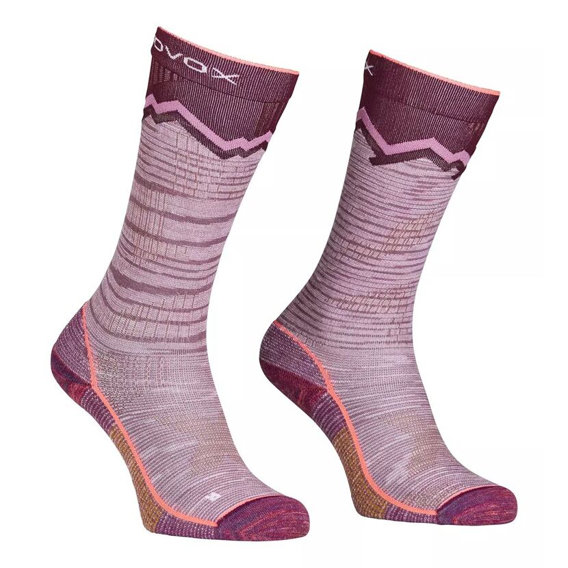 Női térdzokni Merino Ortovox Tour Long Socks mountain rose