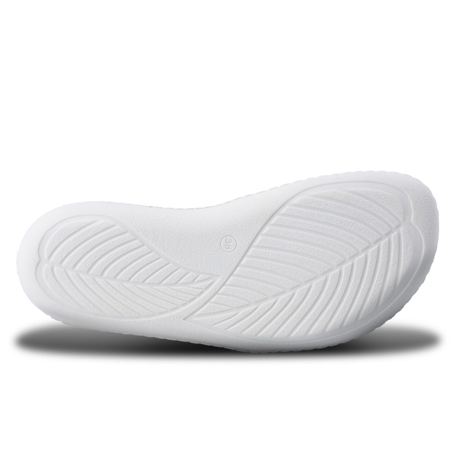 Bőr barefoot cipő Champ, fehér