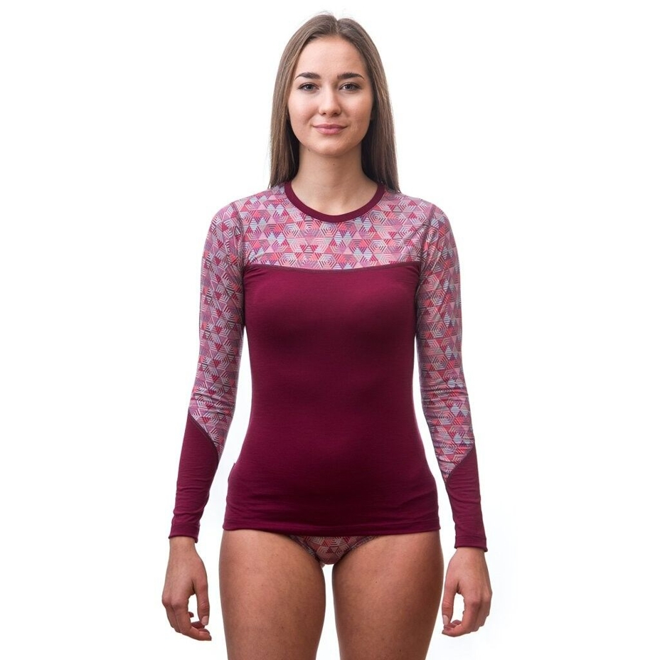 Női funkcionális felső aláöltözet Merino Impress Sensor - rózsaszín