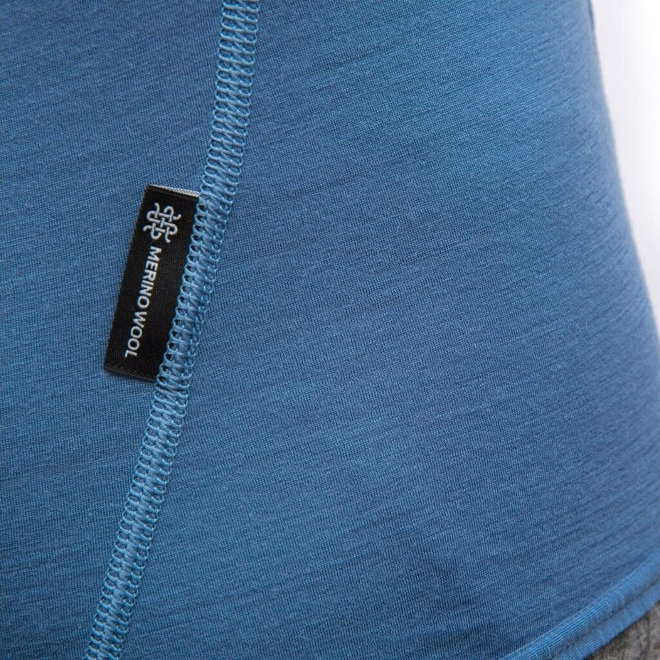 Sensor Merino Air férfi funkcionális póló riviéra kék