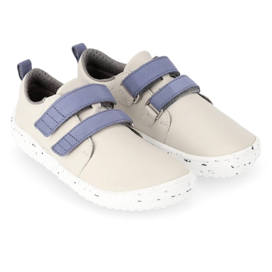 Bőr gyerek barefoot tornacipő Jolly, bézs