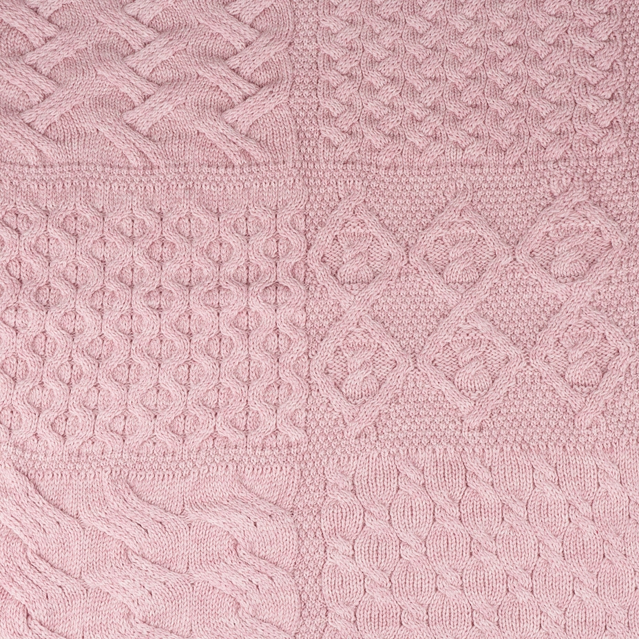 Supersoft Merino gyapjúpléd gyermekeknek, rózsaszín