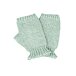 Supersoft Merino gyapjú kötött ujjatlan kesztyű türkizkék
